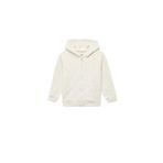 Koton Fermuarlı Bej Kız Bebek Sweatshirt, Kapşonlu, Kanguru Cep, 24-36 Ay