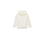 Koton Fermuarlı Bej Kız Bebek Sweatshirt, Kapüşonlu, Kanguru Cep, 4-5 Yaş