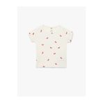 Koton Fiyonk Detaylı Ekru Kız Bebek T-Shirt 6SMG10014AK