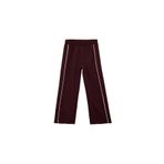 Koton Geniş Paça Biyeli Bordo Kız Çocuk Pantolon, 7-8 Yaş