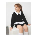 Koton Gömlek Yaka Detaylı Uzun Kollu Okul Sweatshirt