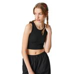 Koton Halter Yaka Atlet Crop Basic Kolsuz Fitilli
