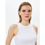 KOTON Halter Yaka Atlet Fitilli Basic Pamuklu