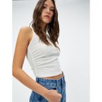 Koton Halter Yaka Atlet Normal Boy Ajurlu - Beyaz - S