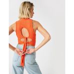 Koton Halter Yaka Atlet Pencere Detaylı - XL - Turuncu