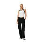 Koton Halter Yaka Atlet Renk Kontrastlı Fitilli Pamuklu Slim Fit