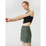 Koton Halter Yaka Crop Atlet - S - Siyah