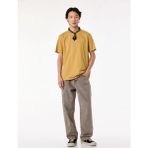 Koton Hardal Erkek Regular Fit Kısa Kollu Bisiklet Yaka Basic Pamuklu Tişört Model Kodu: 6SAM10005MKHARDAL - Sarı - XL