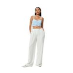 Koton İnce Askılı Drapeli Büstiyer Keten Karışımlı Slim Fit