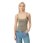 KOTON Kadın Askılı U Yaka Slim Fit Atlet S Haki (872)