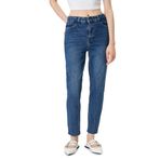 Koton Kadın İspanyol Paça Kot Pantolon Dar Kesim Yüksek Bel Victoria Jean, Koyu Indigo (DRK), 27W / 32L