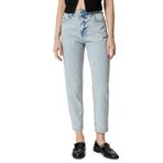 KOTON Kadın Mom Fit Kot Pantolon - Mom Jean, Bleach (Bch), 28W / 32L