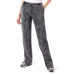 Koton Kadın Washed Effect Straight Wide Leg Pockets eşofman altı, Antrasit (931), S