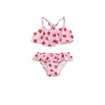 Koton Kalp ve Çilek Desenli Fırfırlı Bikini Seti