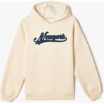 Koton Kapşonlu Sweatshirt Ekru Renkli Kız Çocuk Uzun Kollu Şehir Temalı Baskı Detaylı - 11 - 12 Yaş