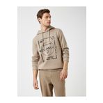 Koton Kapüsonlu Baskili Uzun Kollu Sweatshirt TYC00048662005