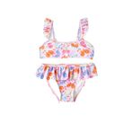 Koton Kelebekli Bikini Seti 2 Parça Fırfırlı Çapraz Askılı