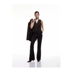 Koton Kemerli Slim Fit İspanyol Paça Kumaş Pantolon