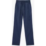 Koton Keten ve Viskon Karışımlı Beli Bağcıklı Basic Pantolon - Lacivert - Regular - 6 - 7 Yaş