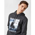 Koton Kids Koton Erkek Çocuk Batman Lisanslı Baskılı Kapüşonlu Gri Sweatshirt 1kkb16124tk 1KKB16124TK