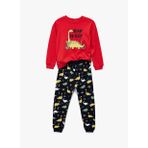 Koton Kırmızı Unisex Bebek Baskılı Pijama Takımı 6WMB10062TK-A