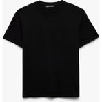 Koton Kısa Kollu Cepli Regular Fit Bisiklet Yaka Pamuklu Basic Erkek Tişört - Siyah - XL