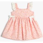 Koton Kız Bebek Elbise Pembe 3SMG80032AW - 1,5 - 2 Yaş
