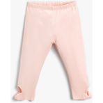 Koton Kız Çocuk Cut Out Detaylı Basic Tayt Pamuklu - 11 - 12 Yaş - Pembe