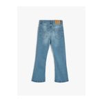 Koton Kız Çocuk Jean Pantolon Açık Indigo 4SKG40079AD