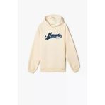 Koton Kız Çocuk Kapşonlu Sweatshirt Şehir Temalı Baskı Detaylı Uzun Kollu Şardonlu