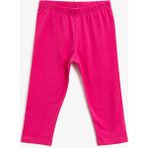 Koton Kız Çocuk Pamuklu Basic Tayt - 7 - 8 Yaş - Pembe