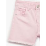 Koton Kız Çocuk Pembe Şort, 6-7 Yaş, 6SKG40006AD, Gül, Kız çocuk