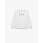 Koton Kız Çocuk Sweatshirt, Ekru, 7-8 Yaş