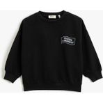 Koton Kız Çocuk Sweatshirt Siyah 3SKG10104AK - 4 - 5 Yaş