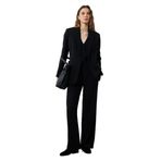 Koton Krep Kumaş Blazer Ceket, 36, 6WAK50006PW, Siyah, Kadın