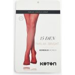 Koton Külotlu Çorap 15 Den - S - Bordo