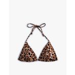 Koton Leopar Bikini Üstü Üçgen İpli
