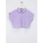 Koton Lila Kız Çocuk Gömlek 4SKG60017AW