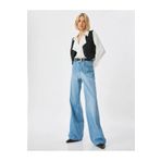 Koton Loose Straight Fit Indigo Kadın Jean Pantolon 5wal40091md