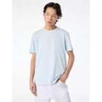 Koton Mavi Erkek Regular Fit Kısa Kollu Bisiklet Yaka Basic Pamuklu Tişört Model Kodu: 6SAM10005MKMAVI