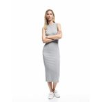 Koton Midi Elbise, S, 5SAK80006EK, Gri, Kadın