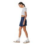 Koton Mini Şort Etek Pileli Standart Bel Slim Fit Pamuklu
