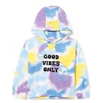 Koton MIX Erkek Bebek Baskılı Kapşonlu Batik Desenli Uzun Kollu Manşetleri ve Beli Lastikli Çok Renkli Sweatshirt