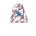 Koton MIX Erkek Bebek Çok Renkli Dinozor Baskılı Kapşonlu Batik Desenli Kanguru Cepli Kulak Aplike Detaylı Sweatshirt