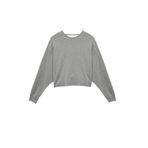 Koton Modal Kumaş Kayık Yaka Uzun Kollu Arkası Pencere Detaylı Sweatshirt