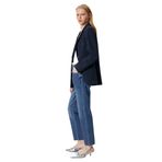 KOTON Mom Fit Kot Pantolon Standart Bel Cepli Pamuklu - Mom Jean