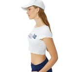 Koton New York Crop Tisort Kisa Kollu Bisiklet Yaka Slim Fit