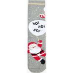 Koton Noel Baba Baskılı Soket Çorap - Standart - Gri