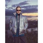 Koton Oversize Outdoor Mont Dik Yaka Cepli Fermuarlı - Mavi - 42