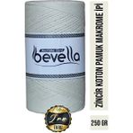 Koton Pamuk Makrome Ipi 250 gr 2mm Cotton Zincir Makrome Çanta Ipi Supla Ipi Runner Ipi - Ekru